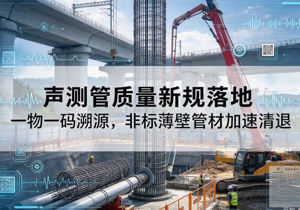 精河声测管质量新规落地，一物一码溯源，非标薄壁管材加速清退
